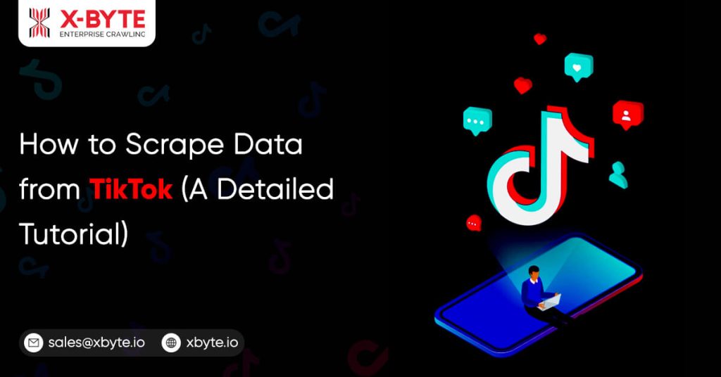 how to collect data from tiktok