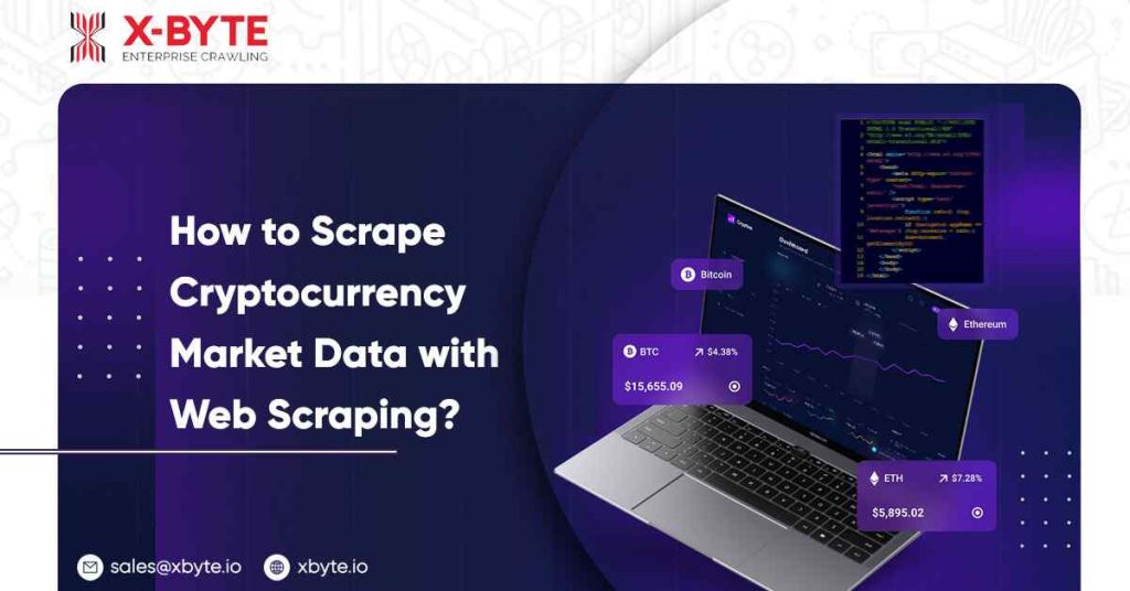 how to crape cryptocurrency market data with web scraping