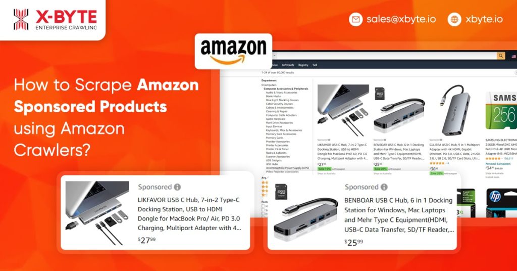 how to scrape amazon sponsored products using amazon crawlers min