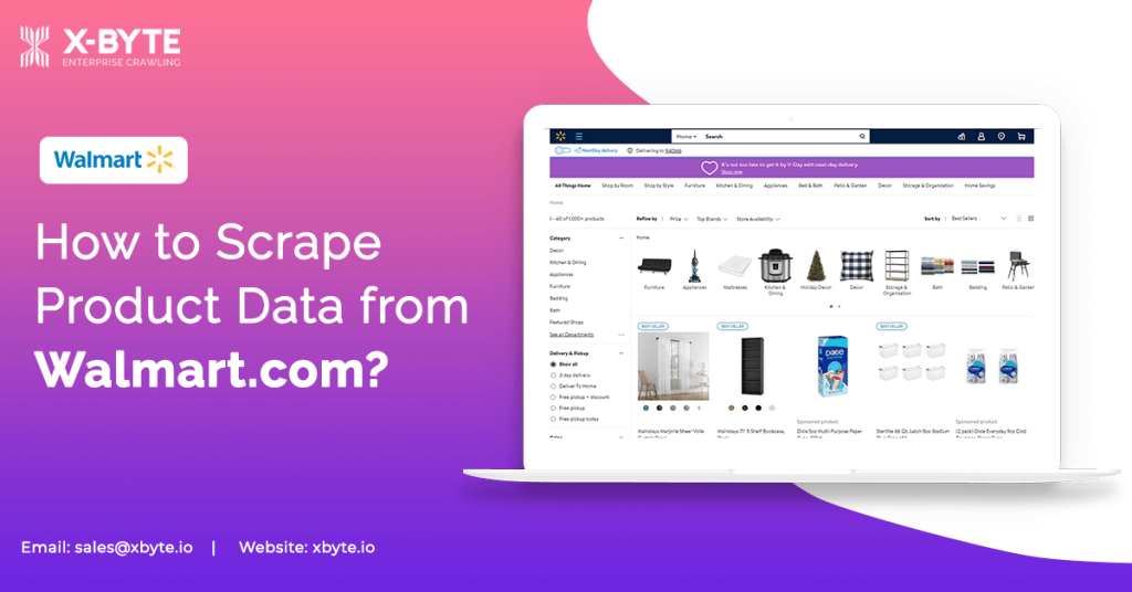 How to Scrape Product Data from Walmart