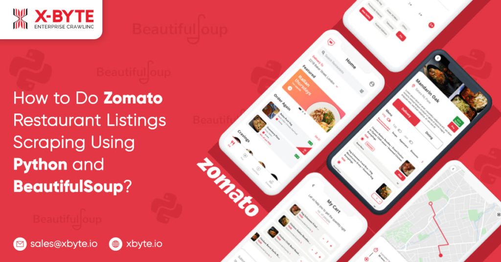 zomato restaurant listings scraping using python and beautifusoup