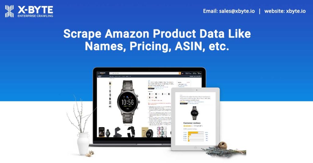 scrape amazon product data like names pricing asni