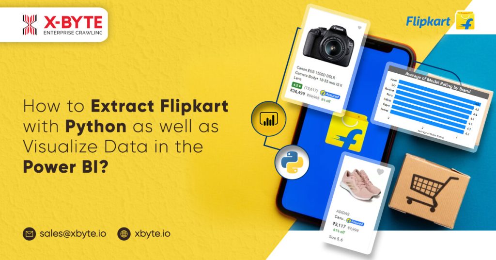 How to Extract Flipkart with Python as well as Visualize Data in the Power BI