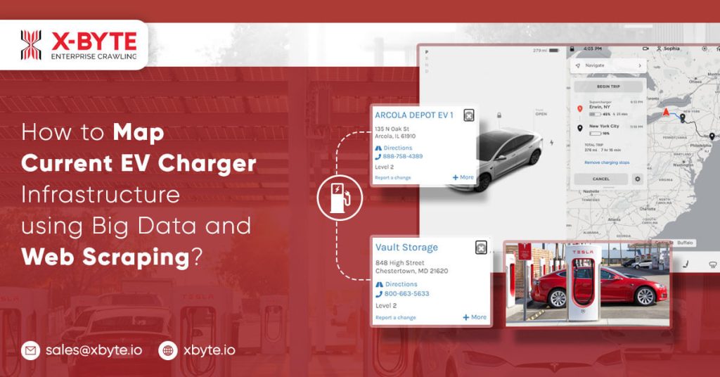 How to Map Current EV Charger Infrastructure using Big Data and Web Scraping