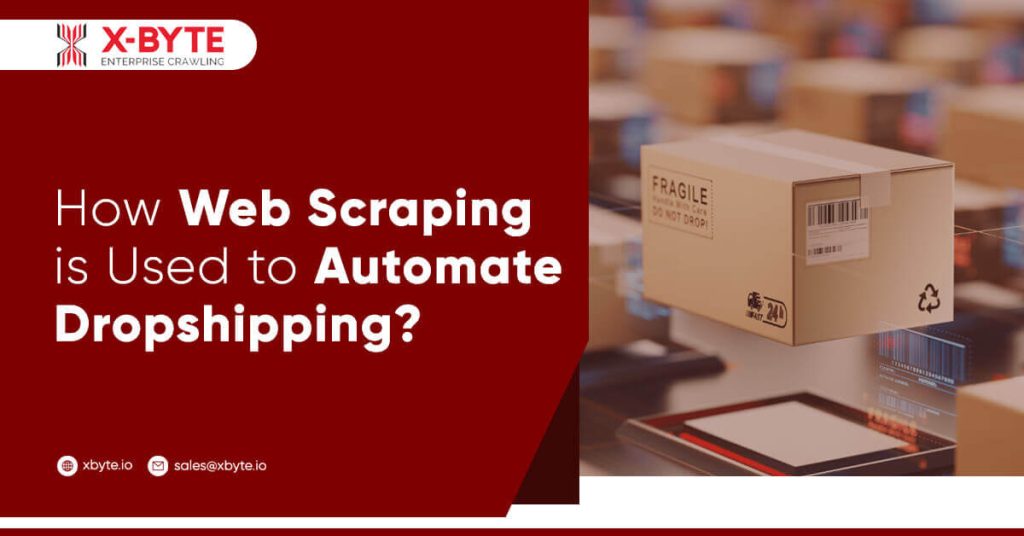 how web scraping is used to automate dropshipping.