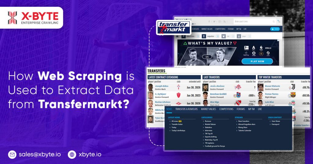 How Web Scraping is Used to Extract Data from Transfermarkt