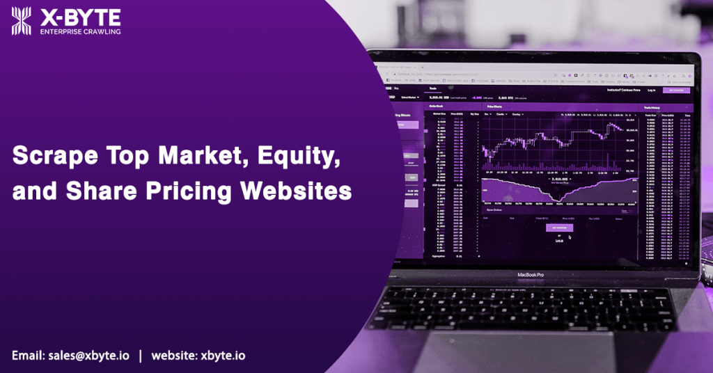 Scrape Top Market Equity and Share Pricing Websites
