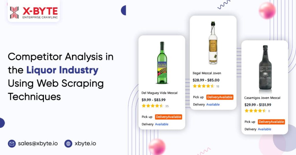 competitor analysis in the liquor industry using web scraping techniques