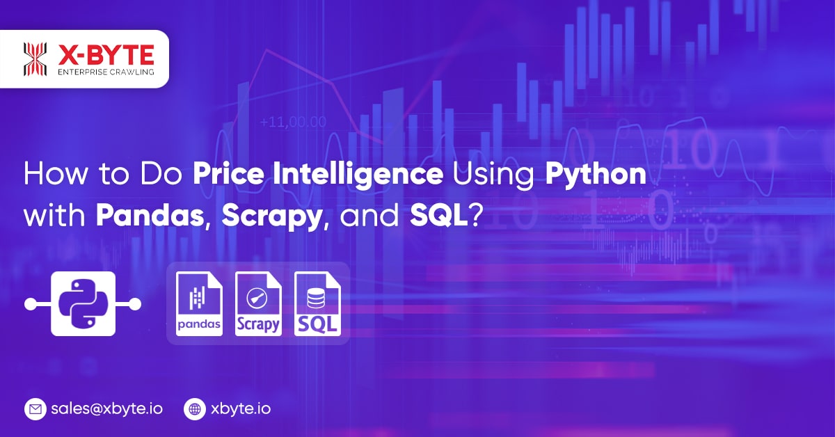 How To Do Price Intelligence Using Python With Pandas Scrapy And SQL?