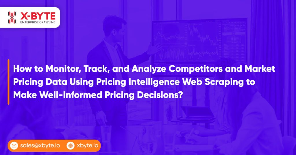 how to monitor track and analyze competitors and market pricing