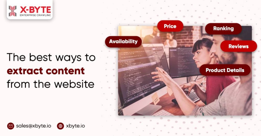 topic tips to extract content from web page