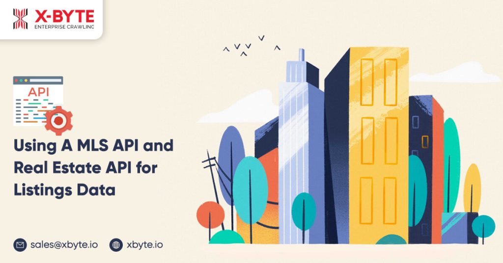 using a mls api and real estate api for listings data