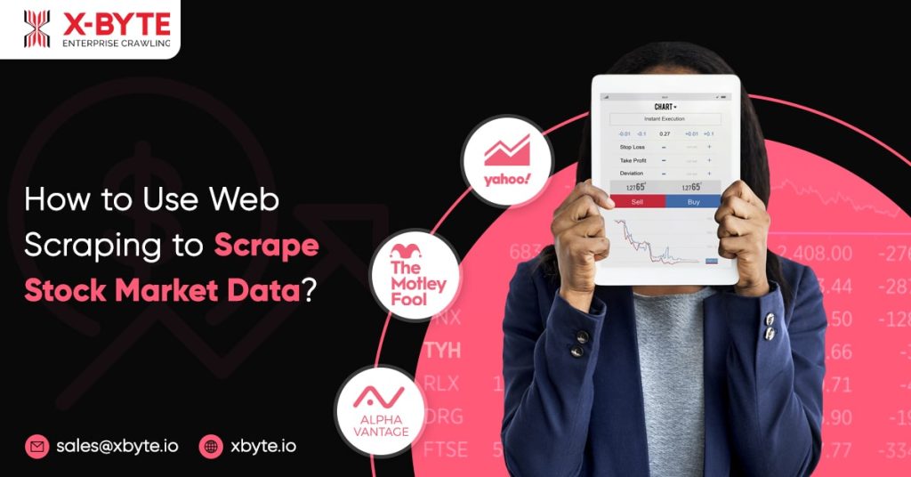 web scraping for stock market data