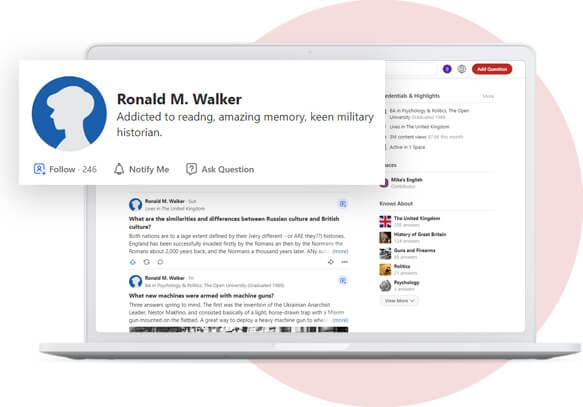 Scrape Answerer Profile Data