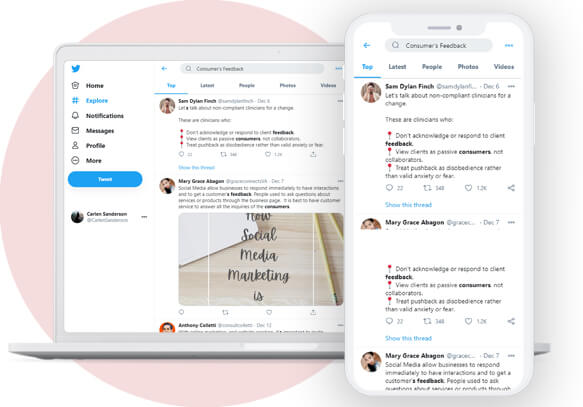 Twitter Data Scraping for Consumers Feedback