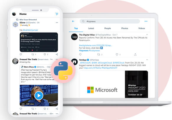 Scrape Twitter Data Python