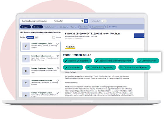 Aggregation of job listings in real-time