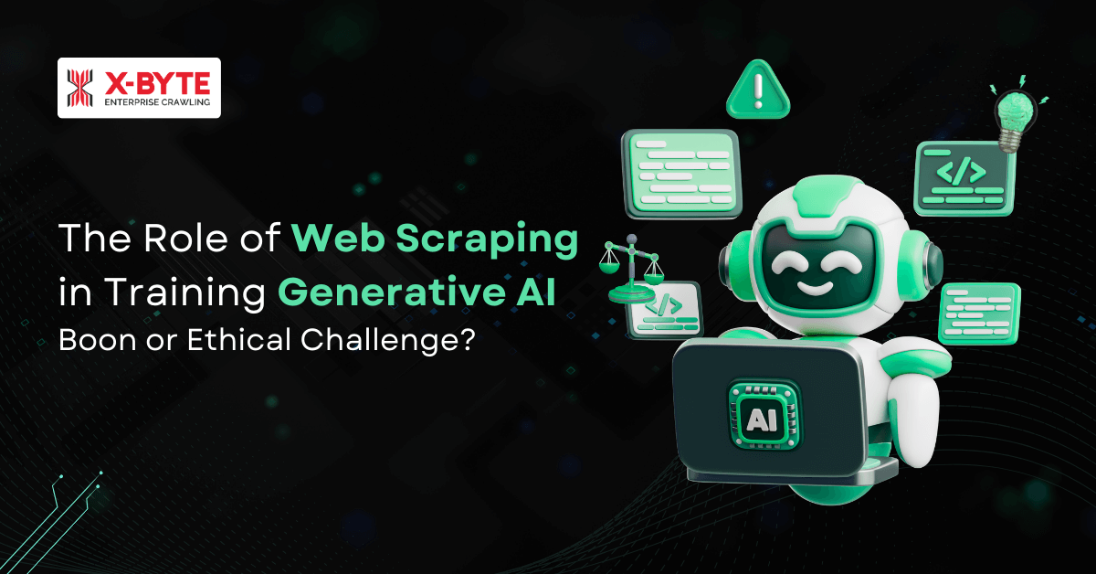 The Role of Web Scraping in Training Generative AI: Boon or Ethical Challenge?