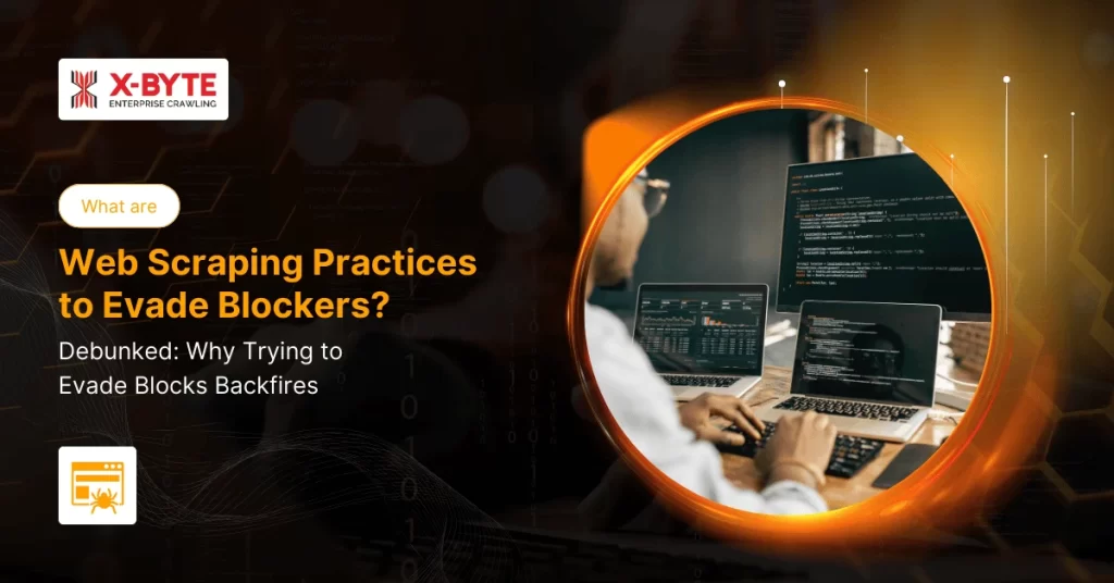 What are web scraping practices to evade blockers