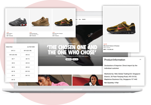 start, Download, schedule - Nike