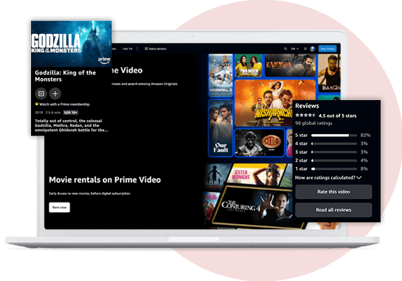 Scraping Amazon Prime Movies Ratings & Reviews Data