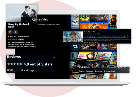 Scraping Amazon Prime Video Viewer Engagement Metrics Data