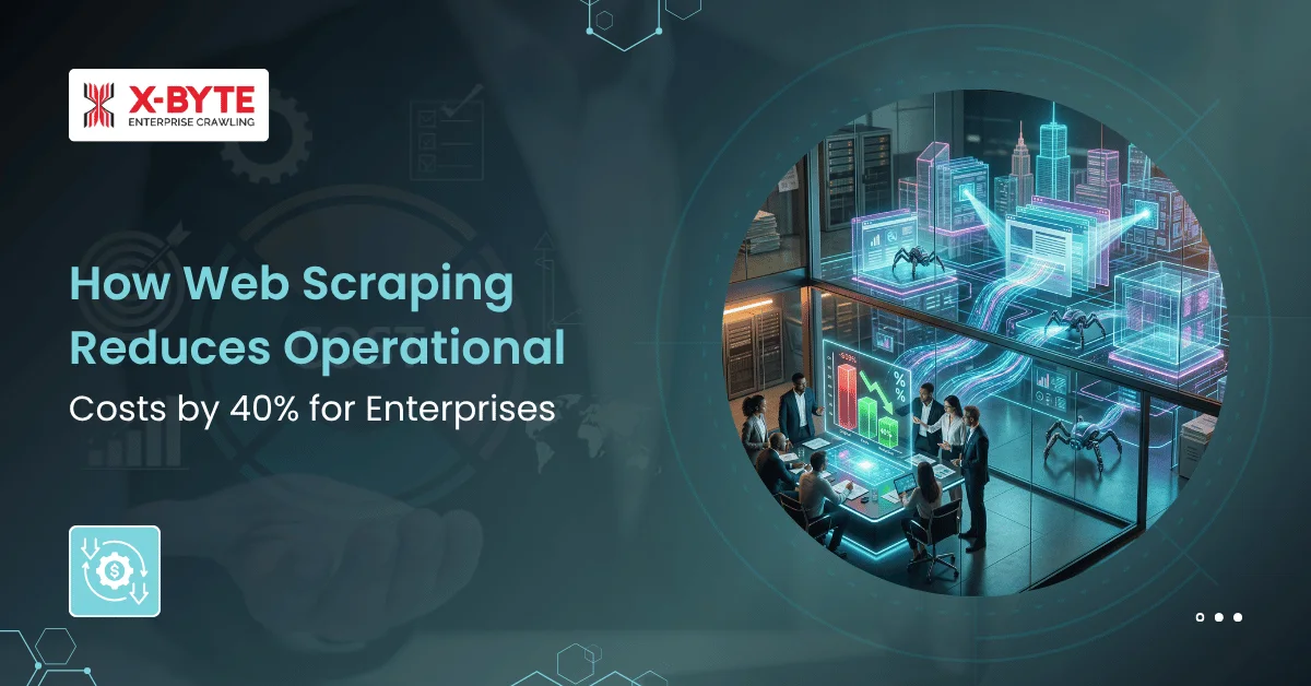 How Web Scraping Reduces Operational Costs by 40 for Enterprises